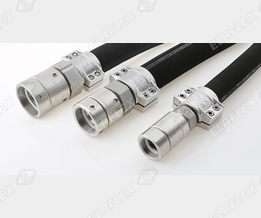 Swivels DG 25 SS, DG 38 SS, DG 50 SS with hose assembly