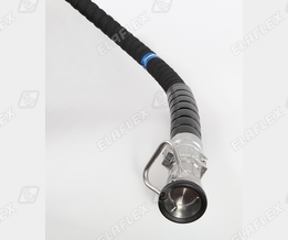 UTL 50 universal chemical hose assembly with KSS anti-kinking-spiral