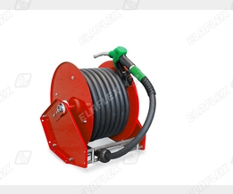 Hose Reel spring rewind red, SL 19 black, ZVA Slimline 2 green