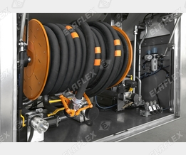 L.P.Gas road tanker, Hose Reel with LPG 50, MannTek DGC