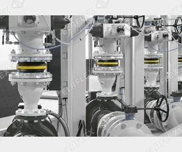 ERV-G Yellow Band rubber expansion joints, pumping system for oil emulsion