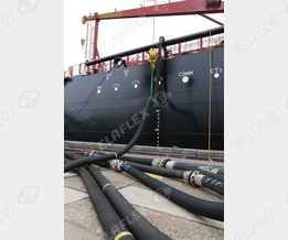 Ship loading Naphta - STW 150 hose assemblies