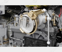 Cabinet of road tanker: