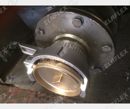 MK 80-90 SS; MK coupling stainless steel with bent lever 90°