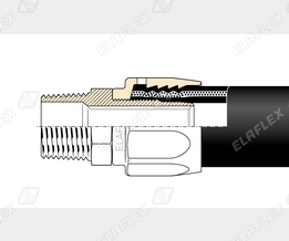 V19 3-4 NPT Cr Schnitt